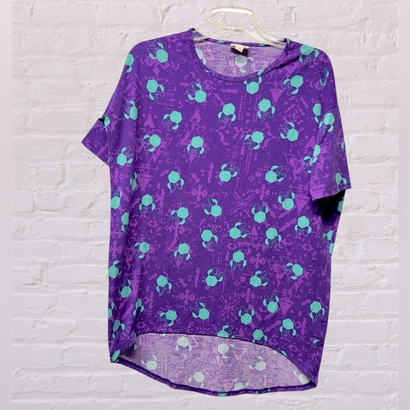 LuLaRoe Disney Minnie purple XXS Irma - Picture 1 of 5